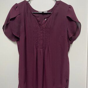 Daniel Rainn burgandy blouse